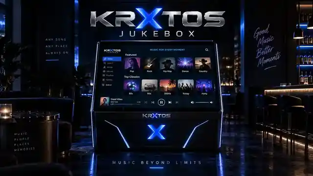 KRXTOS Jukebox touchscreen music experience